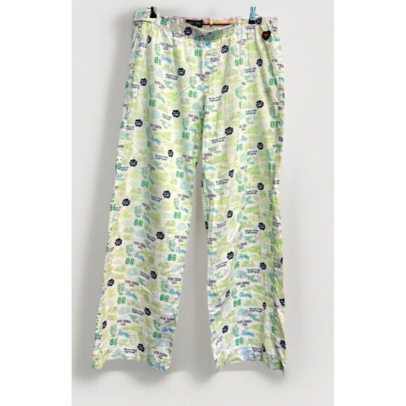 Victoria's Secret Other - Vintage PINK Victorias Secret y2k lounge Pajama Pants L The University Of Pink